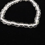 ネパール ヒマラヤ山脈 アンナプルナ産 水晶 6ミリ玉 ブレスレット 10.29g (ID:56170)