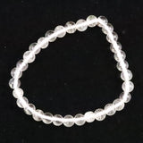 ネパール ヒマラヤ山脈 アンナプルナ産 水晶 6ミリ玉 ブレスレット 10.29g (ID:56170)