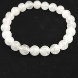 H&E社 アゼツライト（AZOZEO)　8mm玉ブレスレット 証明書付 18.4g (ID:56191)