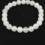 H&E社 アゼツライト（AZOZEO)　8mm玉ブレスレット 証明書付 18.4g (ID:56191)