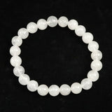 H&E社 アゼツライト（AZOZEO)　8mm玉ブレスレット 証明書付 18.4g (ID:56191)