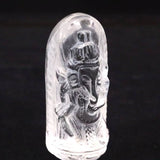 ガネーシュヒマール産 ヒマラヤ水晶  ガネーシャ彫刻置物 証明書付 47.8g (ID:56283)