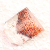 ストロベリークォーツ ファントム 5A 12X11mm ルース　5.98ct (ID:56501)