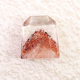 ストロベリークォーツ ファントム 5A 12X11mm ルース　5.98ct (ID:56501)