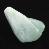 糸魚川翡翠  薄緑　31mmタンブル ディレクトリカード付 13.5g (ID:56588)