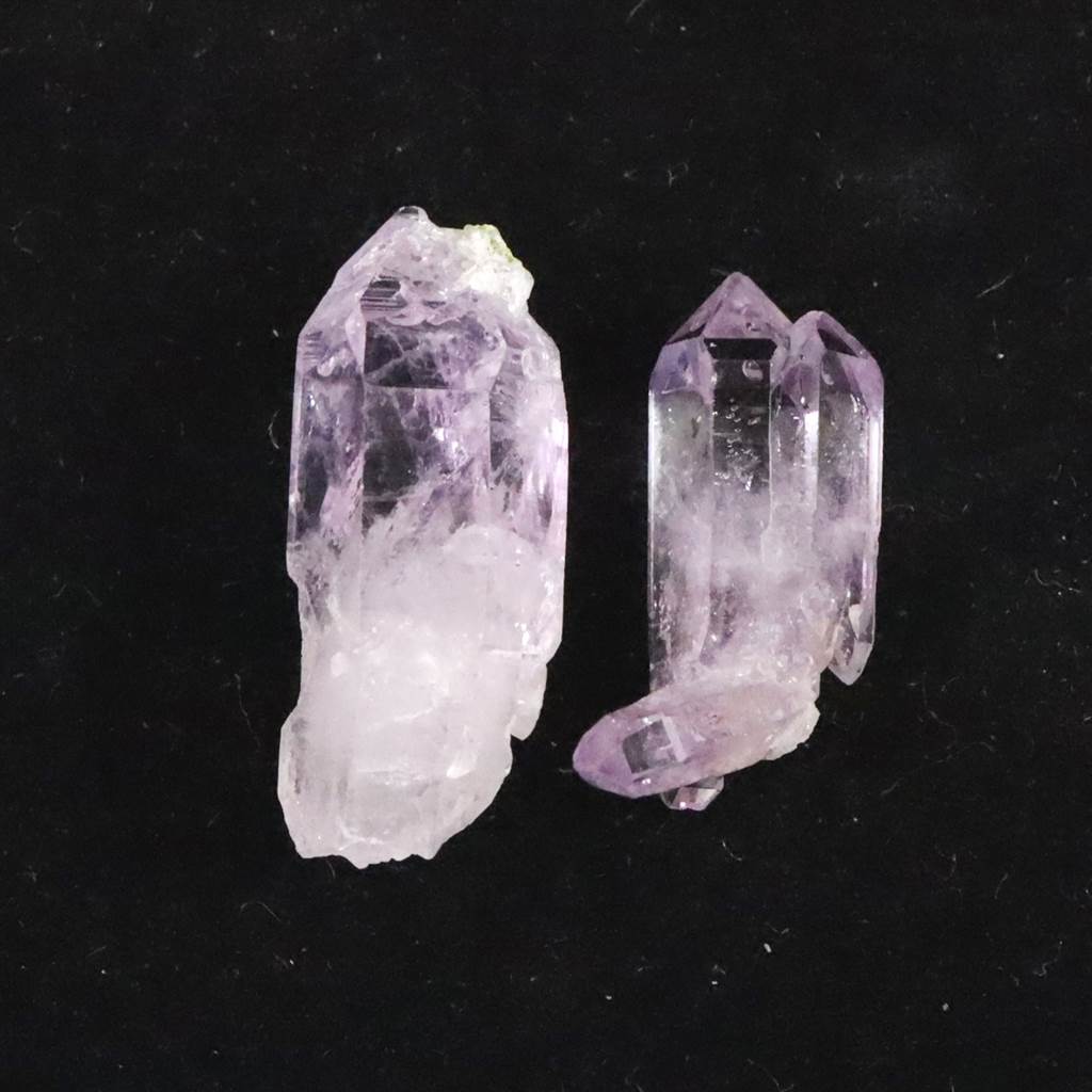 ベラクルス州産 アメジスト 結晶 原石 2個セット 3.34g (ID:56779