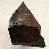 北海道産 オブシディアン 黒曜石 花十勝 97mm原石 245g (ID:56926)