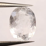 ロシア産 フェナカイト 13.4mm オーバルカット  ルース 鑑別書付 6.8ct (ID:56953)