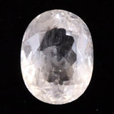 ロシア産 フェナカイト 13.4mm オーバルカット  ルース 鑑別書付 6.8ct (ID:56953)