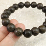 沈香 Aグレード 12mm玉ブレスレット 証明書付 18.0g (ID:57098)