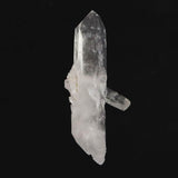 米国アーカンソー州産水晶 原石 90mm クラスター レコードキーパー D.T. 貫入 ユニコーン セルフヒールド バーナクル 42.0g (ID:57174)