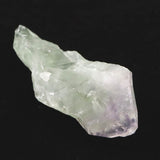 中国雲南省産 プラシオライト x アメジスト　バイカラークォーツ　原石 43.3g (ID:57266)