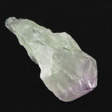 中国雲南省産 プラシオライト x アメジスト　バイカラークォーツ　原石 43.3g (ID:57266)