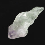 中国雲南省産 プラシオライト x アメジスト　バイカラークォーツ　原石 43.3g (ID:57266)