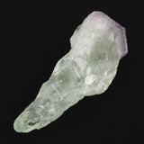 中国雲南省産 プラシオライト x アメジスト　バイカラークォーツ　原石 43.3g (ID:57266)