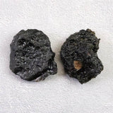 チベタンテクタイト 原石 2個セット  8.9g (ID:57449)