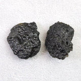 チベタンテクタイト 原石 2個セット  8.9g (ID:57449)