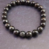 グリーンランド産 ヌーマイト STグレード 8mm玉 ブレスレット 19.9g  (ID:57469)