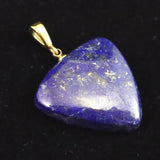 ラピスラズリ 24mmトライアングル ペンダントトップ 7.2g (ID:57638)