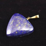 ラピスラズリ 24mmトライアングル ペンダントトップ 7.2g (ID:57638)
