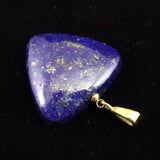 ラピスラズリ 24mmトライアングル ペンダントトップ 7.2g (ID:57638)