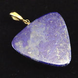 ラピスラズリ 24mmトライアングル ペンダントトップ 7.2g (ID:57638)