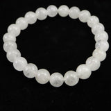 H&E社 アゼツライト（AZOZEO)　8mm玉ブレスレット 証明書付 18.1g (ID:57786)