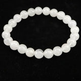 H&E社 アゼツライト（AZOZEO)　8mm玉ブレスレット 証明書付 18.1g (ID:57786)