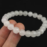 H&E社 アゼツライト（AZOZEO)　8mm玉ブレスレット 証明書付 18.1g (ID:57786)