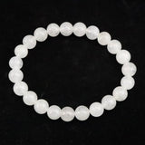 H&E社 アゼツライト（AZOZEO)　8mm玉ブレスレット 証明書付 18.1g (ID:57786)