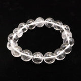 カンチェンジュンガ産 ヒマラヤ水晶 12mm玉 ブレスレット 40.2g (ID:57819)