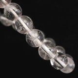 カンチェンジュンガ産 ヒマラヤ水晶 8mm玉 ブレスレット 16.5g (ID:57909)