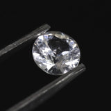 ミャンマー産 フェナカイト 5.0mmラウンドカット ルース 0.45ct (ID:57980)