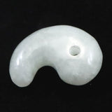 糸魚川翡翠  ヒスイ 小滝産 薄緑 21mm勾玉 ディレクトリカード付 4.29g (ID:58043)