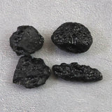 チベタンテクタイト 原石 4個セット  8.2g (ID:58201)