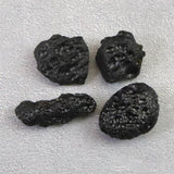 チベタンテクタイト 原石 4個セット  8.2g (ID:58201)