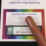 H&E社 サチャロカ ローズアゼツライト(AZOZEO)  120mmマッサージワンド 証明書付 (ID:58206)