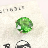 H&E社 ガイアストーン ラウンド 6ミリ ピアス  (ID:58234)