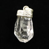 ヒマラヤ マニハール産水晶 23mm 原石 ペンダントトップ 証明書付き 6.05g (ID:58678)