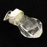 ヒマラヤ マニハール産水晶 23mm 原石 ペンダントトップ 証明書付き 6.05g (ID:58678)