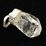 ヒマラヤ マニハール産水晶 23mm 原石 ペンダントトップ 証明書付き 6.05g (ID:58678)