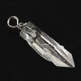 ブラジル トマスゴンサガ産水晶 33mm原石ペンダントトップ 4.2g (ID:58694)