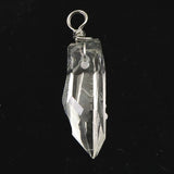 ブラジル トマスゴンサガ産水晶 33mm原石ペンダントトップ 4.2g (ID:58694)