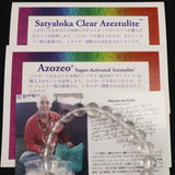 H&E社 サチャロカ アゼツライト（AZOZEO) 8mm玉ブレスレット 証明書付 18.4g (ID:58722)