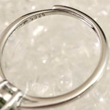 モルダバイト 5mmラウンドカット リング フリーサイズ type.D (ID:58774)