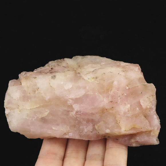 福島県産 ローズクォーツ 紅水晶 原石 265.7ｇ (ID:58811)