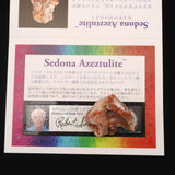 H&E社  セドナ アゼツライト(AZOZEO)　原石  証明書付 13.6g (ID:58975)