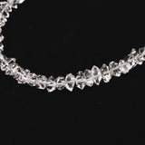 米国NY州産 ハーキマーダイヤモンド 結晶 ビーズ　1連 type.B (ID:59050)