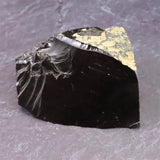 隠岐の島 黒曜石 原石  ディレクトリーカード付 47.0g (ID:59059)