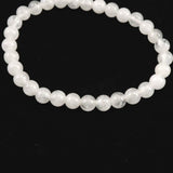 H&E社 アゼツライト（AZOZEO)　6mm玉ブレスレット 証明書付 10.3g (ID:59102)